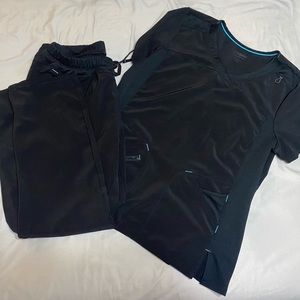 Black ScrubStar scrub set, large